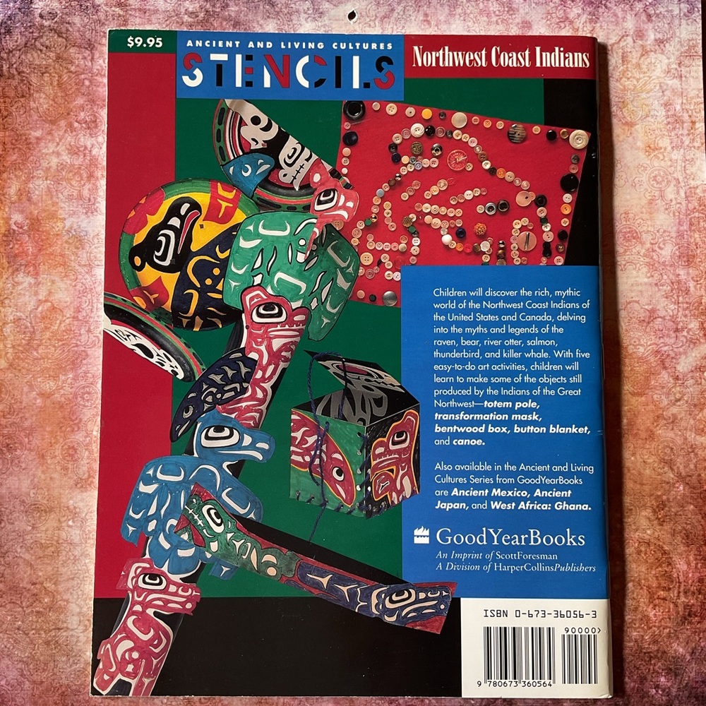 Stencils: Northwest Coast Indians by Mira Bartok - Picture 2 of 2